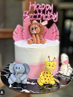 Animal Theme Cake