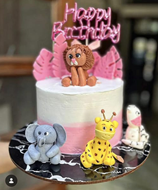 Animal Theme Cake