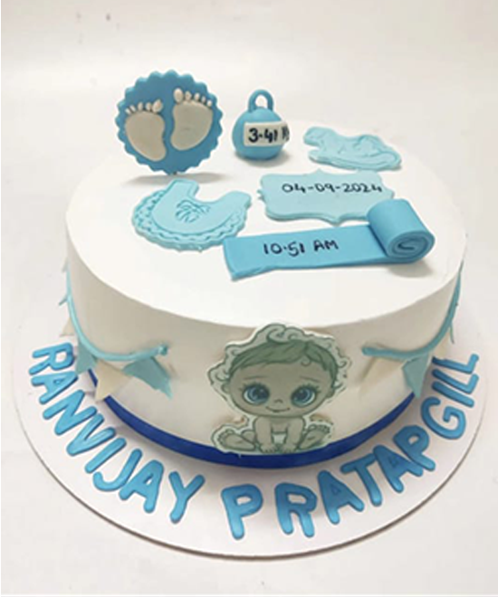 New Born Baby cake