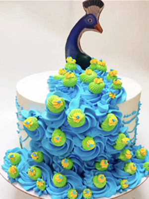 Peacock Cake