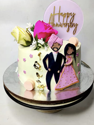 Punjabi Anniversary Cake